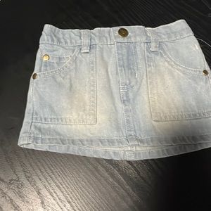 Girls denim skirt